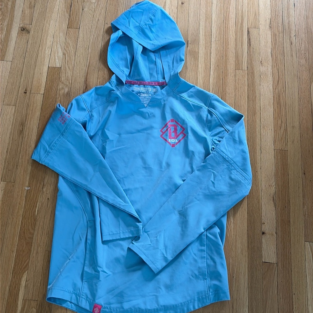 Baseball lifestyle 101 adult small hoodie shirt/ wind breaker